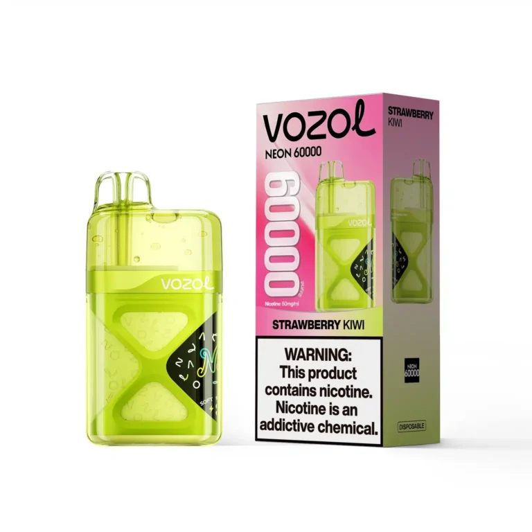 Vozol Neon 60000 Strawberry - Kiwi